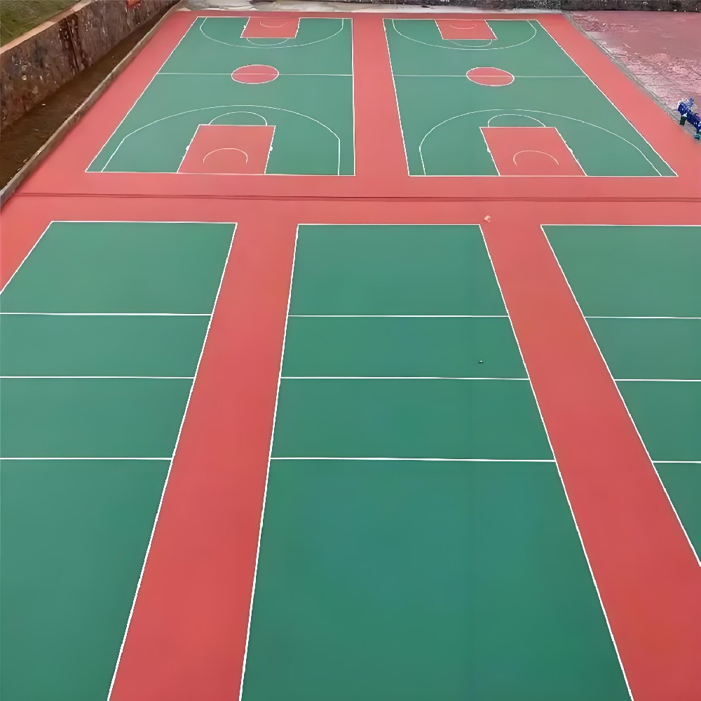 硅PU网球场